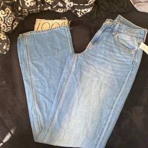 Old Navy jeans wide leg size 2 tall